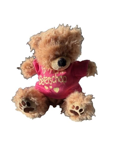 LB Wensbeer - roze - van harte beterschap