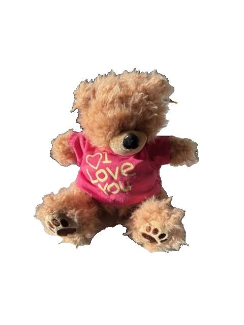 LB Wensbeer - roze - I love you