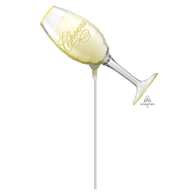 Miniloon Mini Shape Champagne Glas per 5 stuks