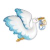 FM Shape Stork Baby Boy
