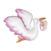 FM Shape Stork Baby Girl