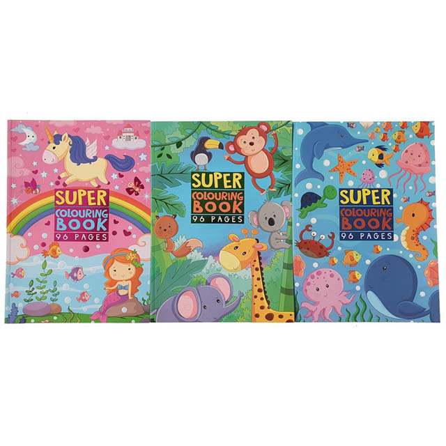 VDM Super Kleurboek 96blz ass.