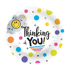 Miniloon 9 inch - Think of You Thought Cloud per 5 stuks
