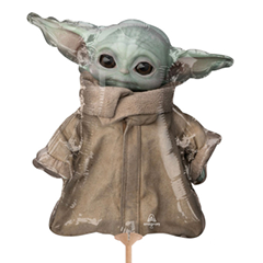 Miniloon Mini Shape Baby Yoda per 5 stuks