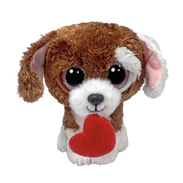 TY Beanie Boos Cuddles Dog Heart15 CM