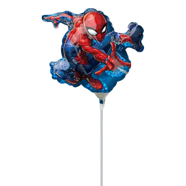 Miniloon Mini Shape Spiderman per 5 stuks
