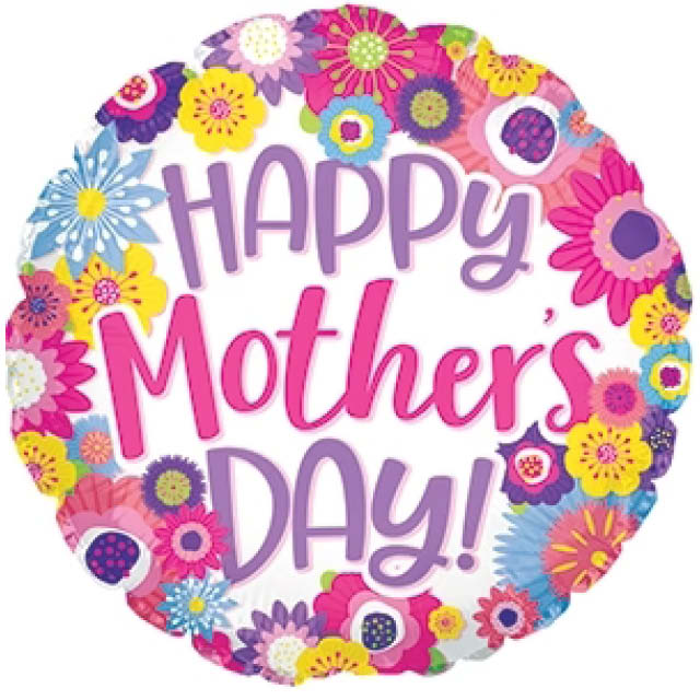 Miniloon 9" Happy Mother's Day Fun per 5 stuks