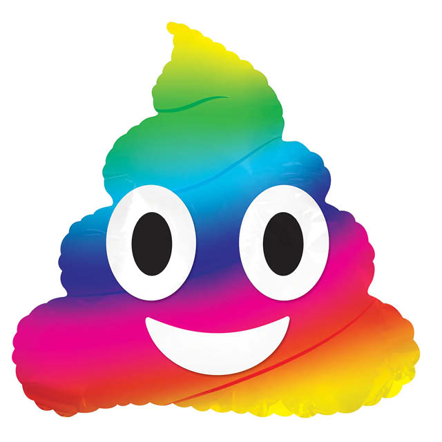 Miniloon Mini Shape Rainbow Poop