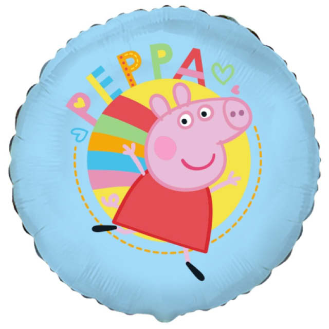 FM 18" Happy Peppa Blue