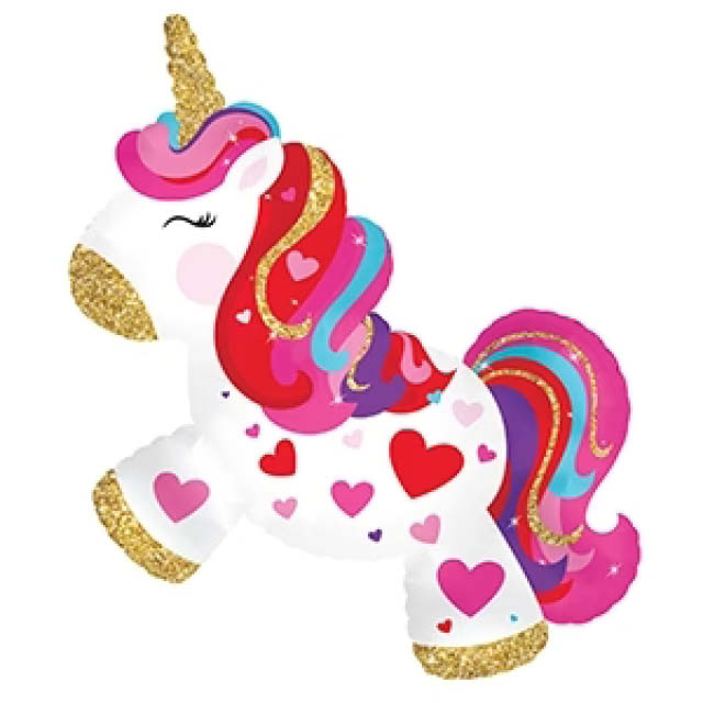 Miniloon Mini Shape Unicorn Hearts per 5 stuks