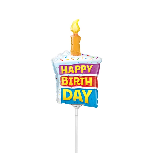 Miniloon Birthday RB Cake per 5 stuks