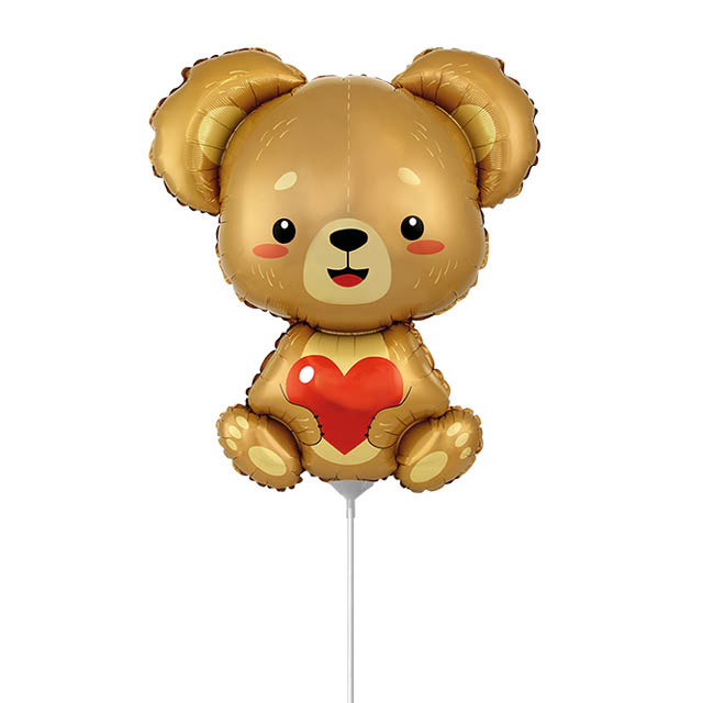 Miniloon Shape Love Bear per 5 stuks