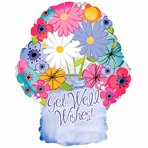 CTI 22" Shape Floral Get Well Jar 60 cm